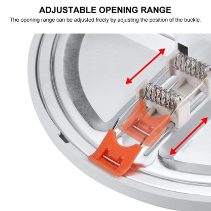 LED Round Ultra-thin Downlight Adjustable Recessed Panel Light