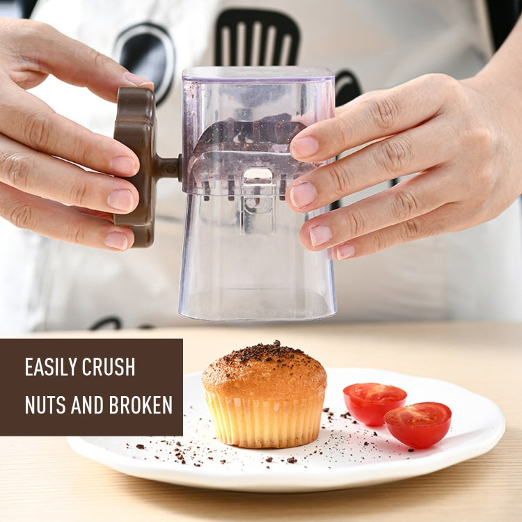 Nut Chocolate Manual Crusher Food Chopper Grinder for Making Toppings