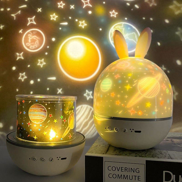 Rotatable Cartoon Atmosphere Projection Lamp Music Night Light