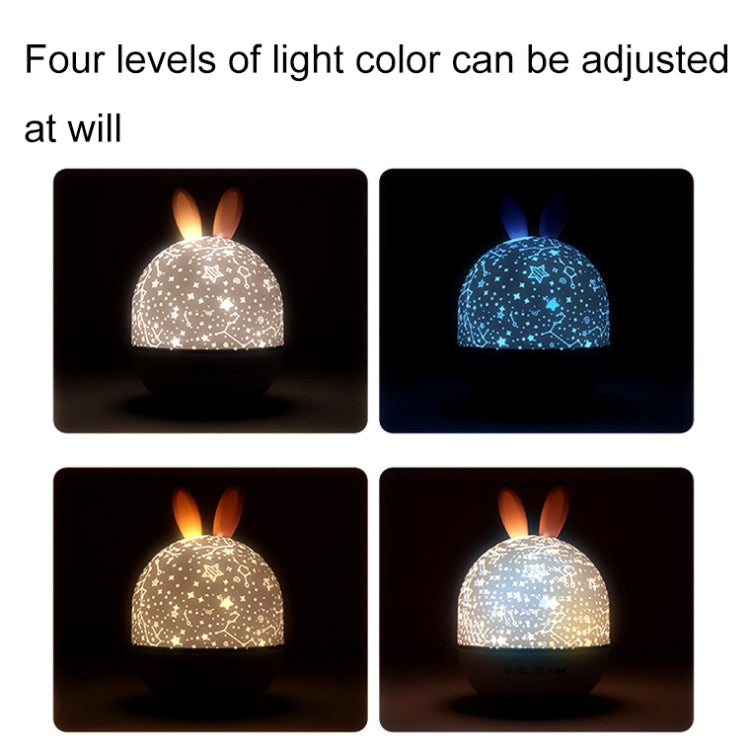 Rotatable Cartoon Atmosphere Projection Lamp Music Night Light