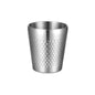 304 Stainless Steel Hammer Mug Thickened Double-Layer Restaurant Tea Cups