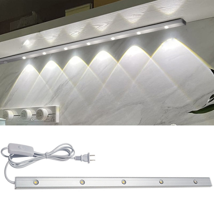 220V CN Plug Wardrobe Cabinet Lamp LED Light Bar With Button Switch