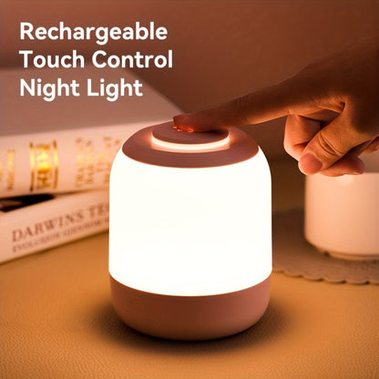 Rechargeable Touch Control LED Night Light Bedside Lamp