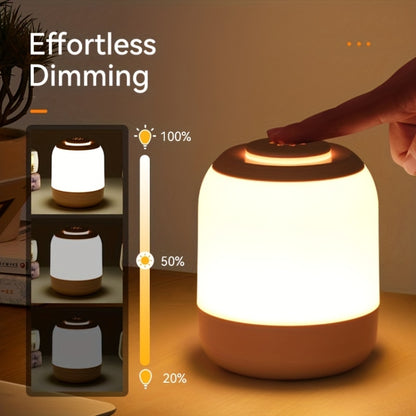 Rechargeable Touch Control LED Night Light Bedside Lamp