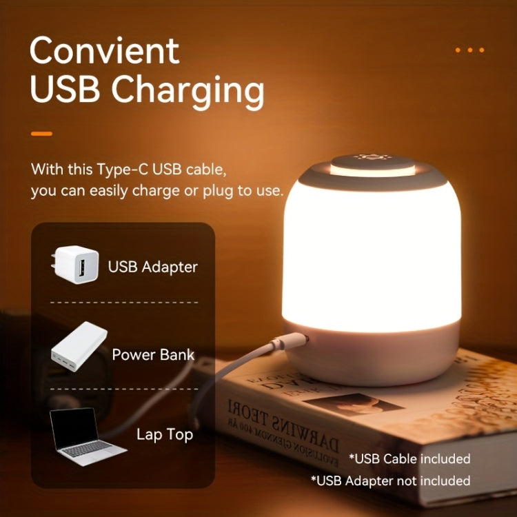 Rechargeable Touch Control LED Night Light Bedside Lamp