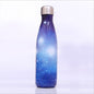 Starry Sky Pattern Thermal Cup Vacuum Flask Heat Water Bottle Portable Stainless Steel Sports Kettle