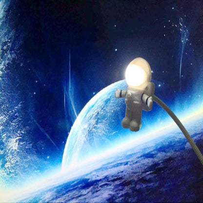 Cool New Astronaut Spaceman USB LED Adjustable Lamp Desk Night Light for Computer PC