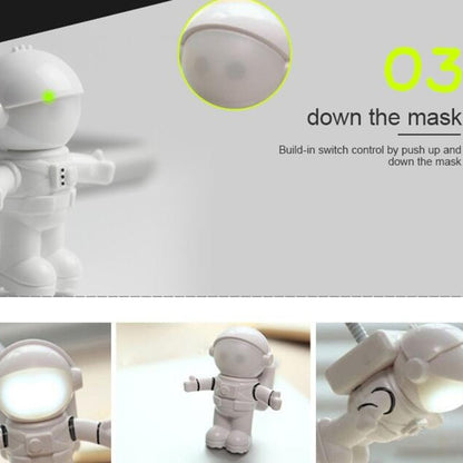 Cool New Astronaut Spaceman USB LED Adjustable Lamp Desk Night Light for Computer PC