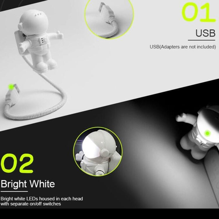 Cool New Astronaut Spaceman USB LED Adjustable Lamp Desk Night Light for Computer PC