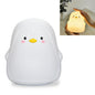 Penguin Silicone Pat Night Light Children Bedside Atmosphere Lamp