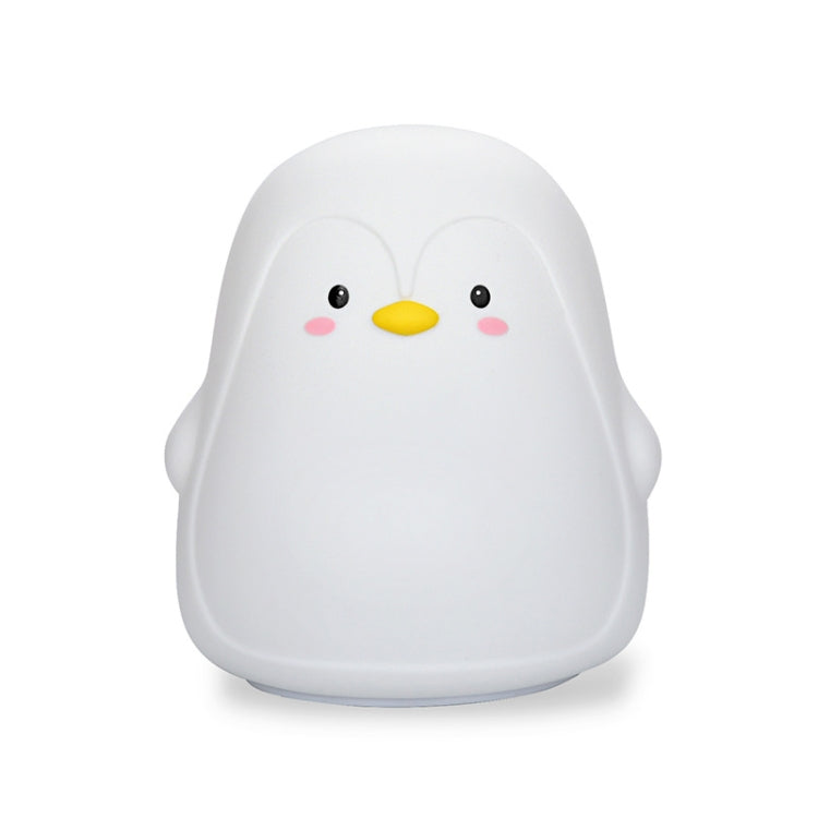 Penguin Silicone Pat Night Light Children Bedside Atmosphere Lamp