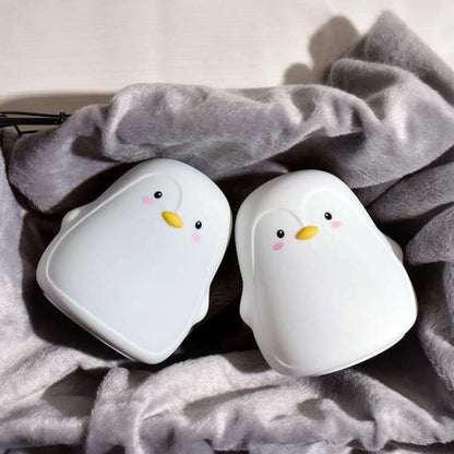 Penguin Silicone Pat Night Light Children Bedside Atmosphere Lamp