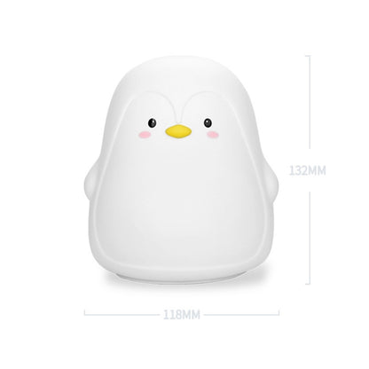 Penguin Silicone Pat Night Light Children Bedside Atmosphere Lamp