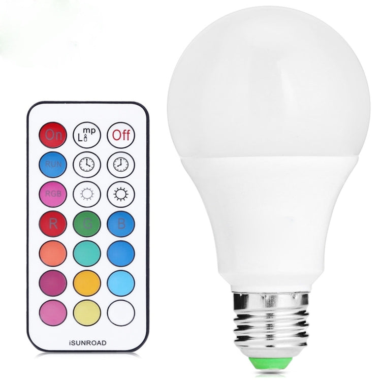 10W E27 RGB Dimmable Color Changing Lighting LED Light Bulbs