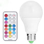 10W E27 RGB Dimmable Color Changing Lighting LED Light Bulbs