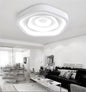 Rose Shape Modern Living Room Bedroom Minimalist LED Ceiling Lamp, Diameter: 780mm(Warm White)