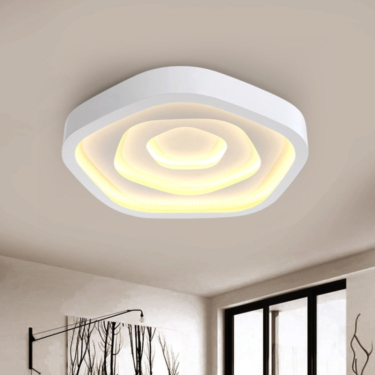 Rose Shape Modern Living Room Bedroom Minimalist LED Ceiling Lamp, Diameter: 780mm(Warm White)