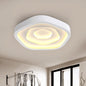 Rose Shape Modern Living Room Bedroom Minimalist LED Ceiling Lamp, Diameter: 780mm(Warm White)