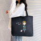 Women's Canvas Bag New Shoulder Handbag Student Tote One Piece