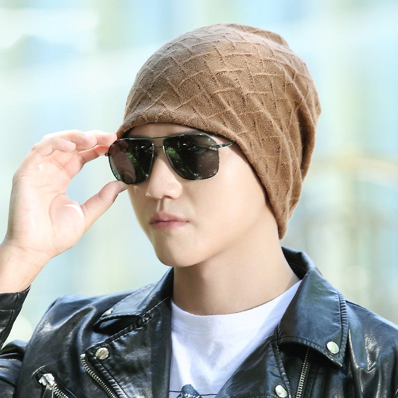 Male Autumn Winter Summer Baotou Hat Thin Headband