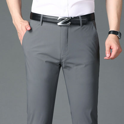 Fashion Casual Pants Summer Ice Silk Men