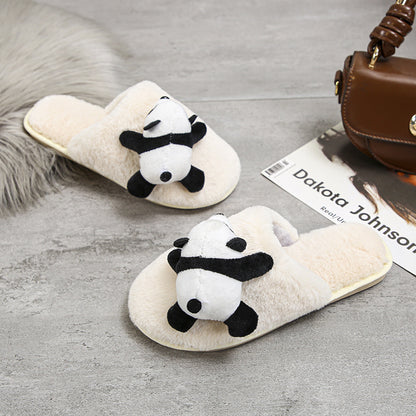 Cartoon Indoor Plush Slippers