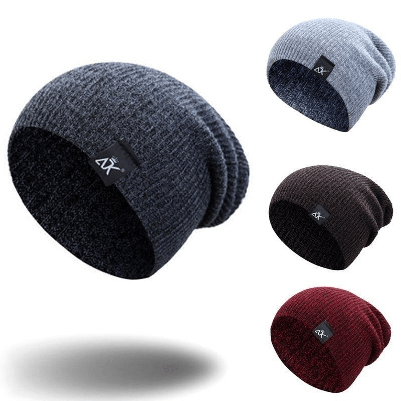 Stay Warm and Stylish with Our Unisex Knitted Beanie Hat for Winter Outdoor Activities