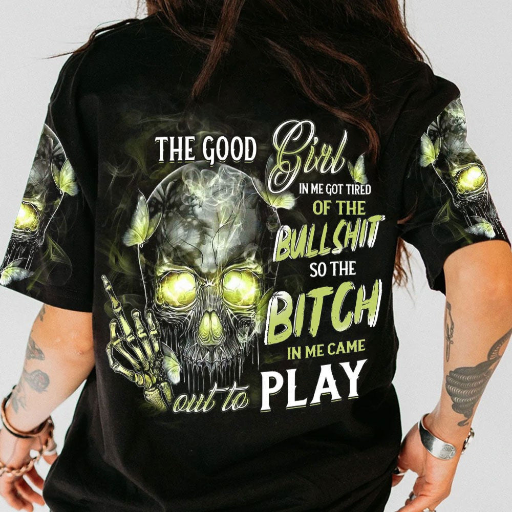 T-shirt Digital Printing Women's Short Sleeve