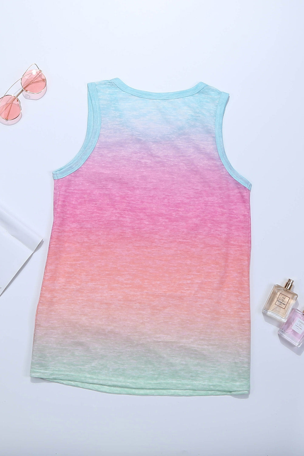 Multicolor Ombre Tank Top